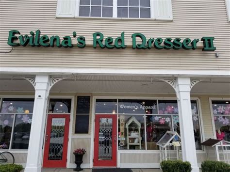 Evilena's red dresser - Evilena’s Red Dresser is the premiere consignment shop in the Chicago region for a second-hand eclectic mix of furniture, home décor, women’s clothing, purses, shoes and costume jewelry.